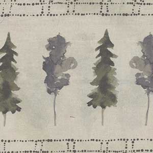 Forest Retreat - Cream Novelty Fat Quarter by P&B Textiles