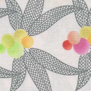 Winged - White Floral Fat Quarter | Michael Miller DC8681-PINK