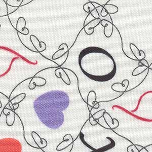 Lovebugs - White Valentine | Quilting Treasures 29205-Z