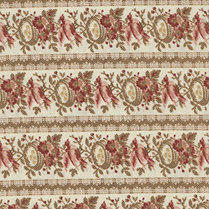 THE FOX HOMESTEAD - Cream Floral Fat Quarter by Henry Glass