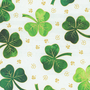 St. Patty's Cheer - White St. Patrick's Fat Quarter by Quilting Treasures