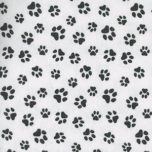 Comfy Prints Flannel - White Novelty Fat Quarter by AE Nathan