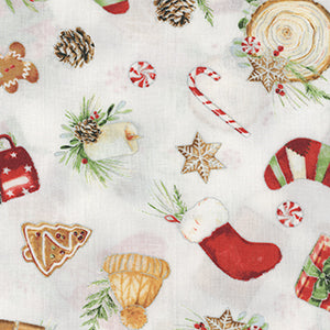 Hoffman Print - White Christmas Fat Quarter by Hoffman California