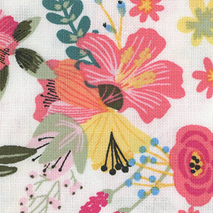 Floral Pets - Cream Floral | Free Spirit PWMC045-WHITE