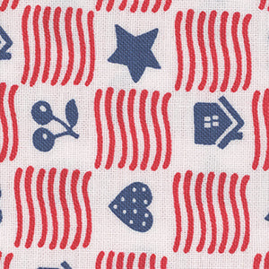 Happy Birthday, America - Simple American Home | Free Spirit PWMY026-RED