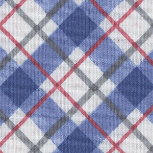 Country Blue - White Geometric | Wilmington Prints 39906-149