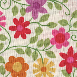 Whimsy - Cream Floral | Andover 1653-L