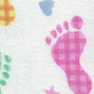 Comfy Prints Flannel - Cream Fat Quarter | AE Nathan 9307-124