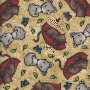 My Story - Gold Fat Quarter by Quilting Treasures