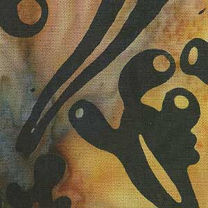 Creative Batiks - Gold Blender Fat Quarter | Batik Textiles 4948