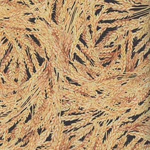 Fall Splendor - Gold Novelty Fat Quarter by Quilting Treasures