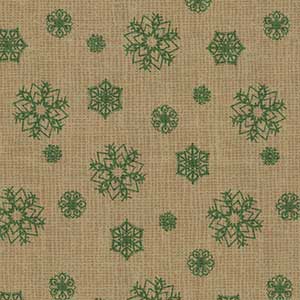 Postcard Holiday - Gold Christmas Fat Quarter by P&B Textiles