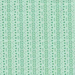 Peek a Boo - Green Geometric Fat Quarter by Camelot Fabrics