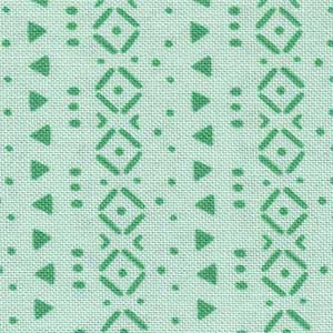 Peek a Boo - Green Geometric Fat Quarter | Camelot Fabrics 211809-06