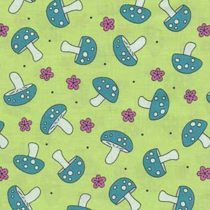 Hoot Hoot - Green Novelty Fat Quarter by Andover