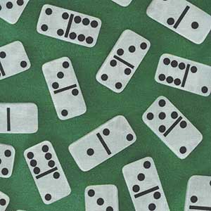 This & That - Green Novelty Fat Quarter by Quilting Treasures