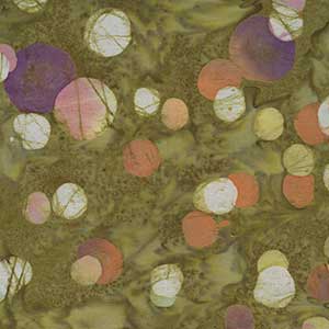 Banyan Batiks - Green Geometric Fat Quarter by Northcott