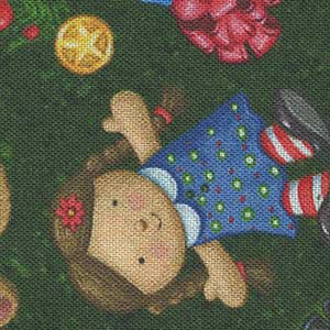 Jolly Ol' Santa - Green Christmas | Quilting Treasures 28814-F