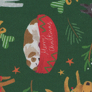 Christmas Miniatures II - Green Christmas Fat Quarter | P&B Textiles 04729-GG
