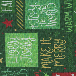 Christmas Miniatures II - Green Christmas | P&B Textiles 04725-GG