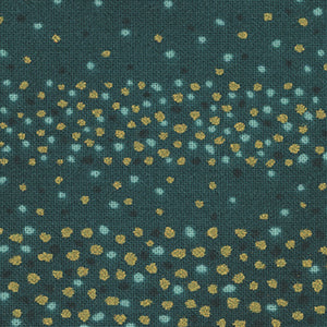 Hoffman Print - Green Blender | Hoffman California V7176-TEAL/GOLD
