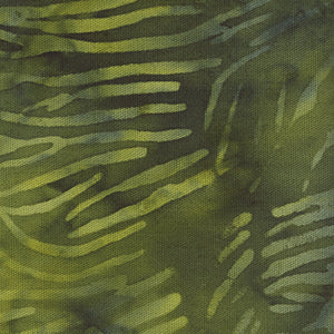 Bali Island Batiks - Green Floral | Island Batiks WHEAT GRASS-GREEN
