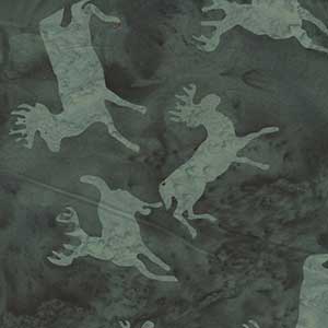 Island of Bali - Green Fat Quarter by Anthology Fabrics