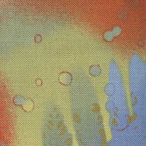 Fossil Fern - Orange Lagoon | Benartex 00528-66