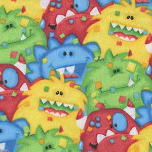 Comfy Prints Flannel - Multicolor Fat Quarter by AE Nathan