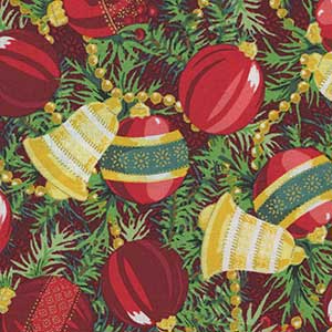 Joyful - Multicolor Christmas Fat Quarter by Maywood Studio