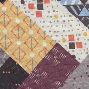 Coco Chic - Multicolor Geometric Fat Quarter | Quilting Treasures 28089-X