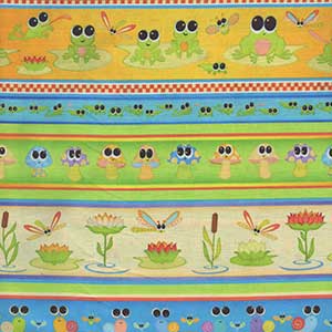 Hip Hop - Multicolor Novelty Fat Quarter by Quilting Treasures