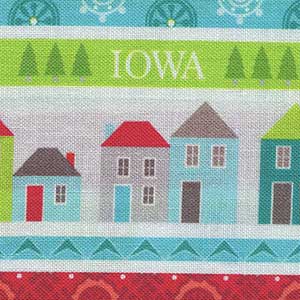 Main Street - Multicolor Novelty Fat Quarter | Benartex 10389S-99