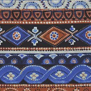 Serang - Multicolor Geometric Fat Quarter by Michael Miller