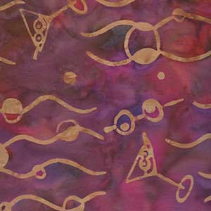 Creative Batiks - Pink Blender Fat Quarter by Batik Textiles