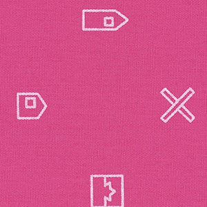 Hopscotch - Pink Geometric Fat Quarter | Andover 23-PASSION