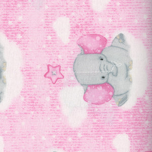 Comfy Prints Flannel - Pink Novelty Fat Quarter by AE Nathan
