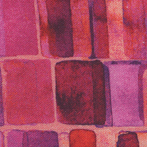 Square Expression - Orange/Pink | Benartex 13365-38