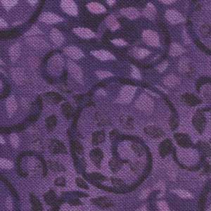 Essentials Leafy Scroll - Dark Purple | Wilmington Prints 26035-663