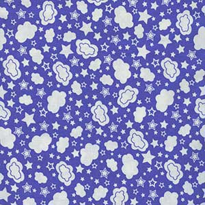Glow for It - Purple Novelty Fat Quarter by Benartex