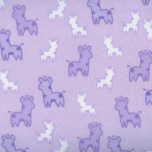 Cozy Cotton Flannel - Purple Novelty Fat Quarter by Robert Kaufman