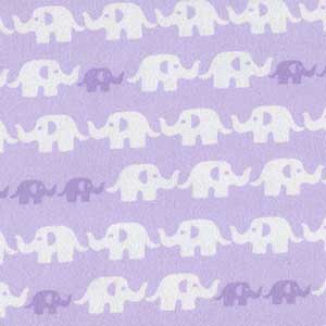 Cozy Cotton Flannel - Purple Novelty Fat Quarter by Robert Kaufman