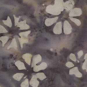 Banyan Batiks at Dusk - Purple Floral Fat Quarter | Northcott 83124-33
