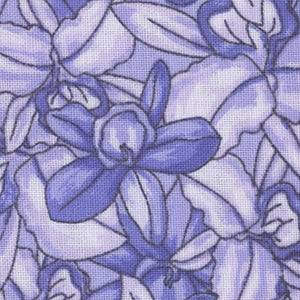 Botanical Radiants - Cattieya Indigo | Benartex 17093-59