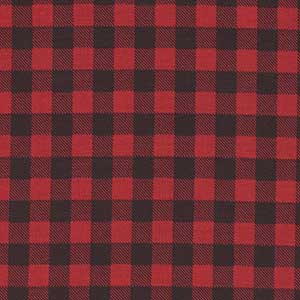 Essentials Buffalo Check - Red Geometric Fat Quarter by Wilmington Prints