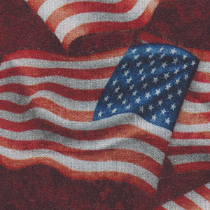 American Heros Police - Red Patriotic Fat Quarter | Quilting Treasures 30684-M