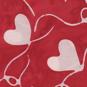 Bali Batiks - Red Novelty Fat Quarter | Hoffman California U2492-75