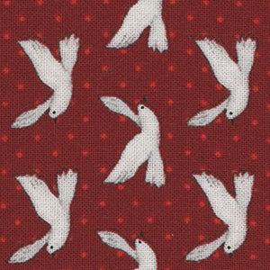 Winter White - Red Christmas Fat Quarter | Studio E 7225-88