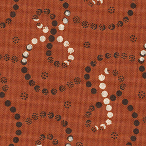 Rustic Gatherings - Rust Geometric | Moda 49204-12