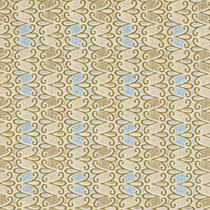 Splendid Swans - Tan Geometric Fat Quarter by Quilting Treasures